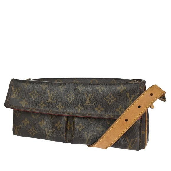 LOUIS VUITTON Viva Cite MM Shoulder Bag Monogram Leather Brown M51164 73YD824 - Picture 1 of 15
